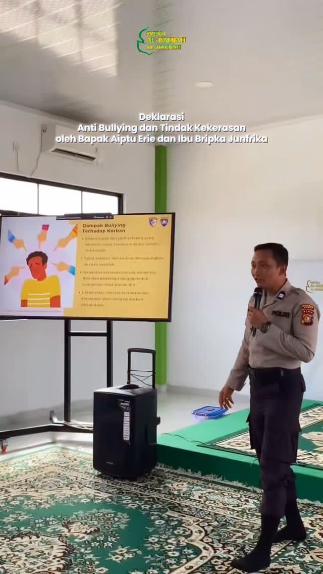 Wujudkan Sekolah Ramah Anak: SMPIQu ABAM Gandeng Kepolisian Gelar Sosialisasi Anti-Bullying SMPIQu Al-Bahjah Al-Maunah