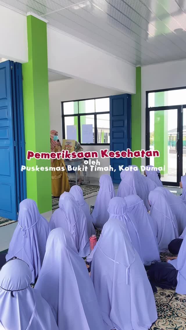 Pastikan Santri Sehat dan Bugar, SMPIQu Al-Bahjah Al-Maunah Gelar Medical Check-Up Bersama Puskesmas Bukit Timah SMPIQu Al-Bahjah Al-Maunah Dumai